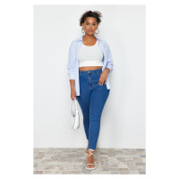 Trendyol Curve Light Blue Stretchy Skinny Jeans