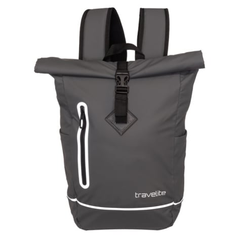 Travelite Basics Batoh Roll-up Plane Šedý Anthracite 19L