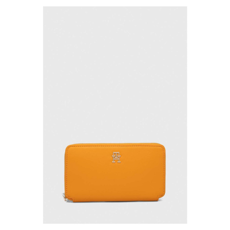 Peněženka Tommy Hilfiger oranžová barva, AW0AW16009