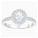 Swarovski Luxusní prsten s třpytivými krystaly Swarovski 540918