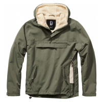 Brandit Bunda Windbreaker Sherpa olivová