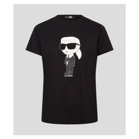 Tričko karl lagerfeld ikonik 2.0 karl t-shirt černá