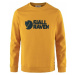 Fjällräven Logo Sweater M Mustard Yellow Outdoorová mikina