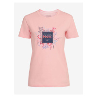 Růžové dámské tričko NAX SEDOLA