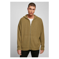 Knitted Zip Hoody - tiniolive