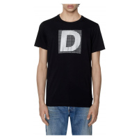 Tričko diesel t-diegor-col t-shirt černá