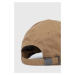 Bavlněná baseballová čepice Tommy Hilfiger , béžová barva