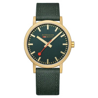 Mondaine A660.30360.60SBS Classic Grün und Gold 40mm 3ATM