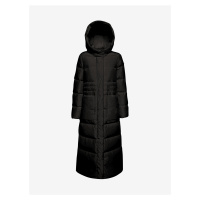 Černý dámský prošívaný zimní kabát s kapucí Geox GEOX DP-3476881