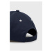 Bavlněná baseballová čepice BOSS BOSS CASUAL černá barva, s aplikací