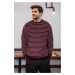 Trendyol Claret Red Oversize/Wide Cut Soft Texture Sweatshirt