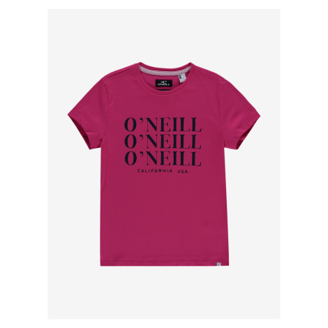 Tmavě růžové holčičí tričko O'Neill All Year