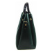 Grosso Smaragdová zelená elegantní dámská kabelka S728 Zelená