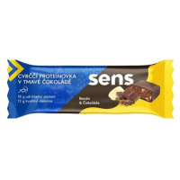 SENS Cvrččí Proteinovka v tmavé čokoládě 60g, banán & čokoláda