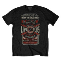 Kiss Tričko Japan Live 2015 Unisex Black