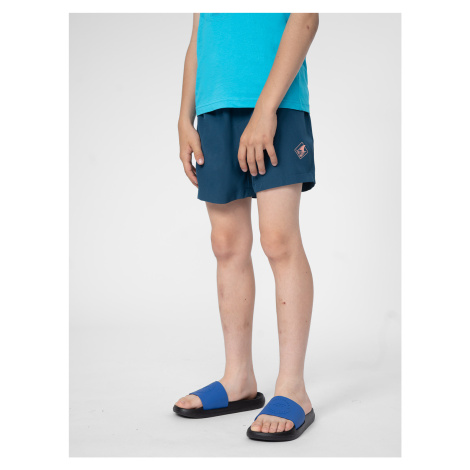 4F 4FJSS23UBDSM018 DENIM Dětské koupací kraťasy EU 4FJSS23UBDSM018 DENIM