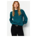 Trendyol Petrol High Neck Knitwear Sweater