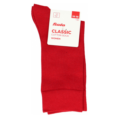Červené dámské ponožky