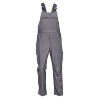 Cerva Telde Pánské pracovní kalhoty s laclem 03530003 šedá