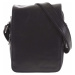 Pánská kožená taška přes rameno černá - SendiDesign Muxos černá