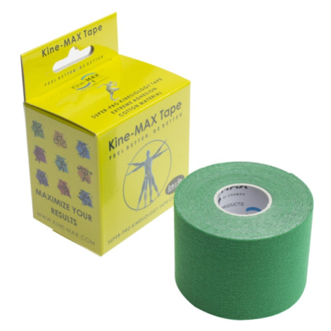 KineMAX SuperPro Cotton 5 cm x 5 m kinesiologická tejpovací páska 1 ks zelená Kine-MAX