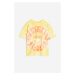H & M - Oversized žerzejové tričko - žlutá