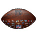 WILSON NFL JR THROWBACK FB 32 TEAM LOGO BALL Hnědá