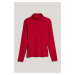 ROLÁK GANT SLIM RIB TURTLENECK RUBY RED