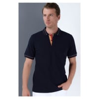 T8567 DEWBERRY MEN'S T-SHIRT-NAVY BLUE