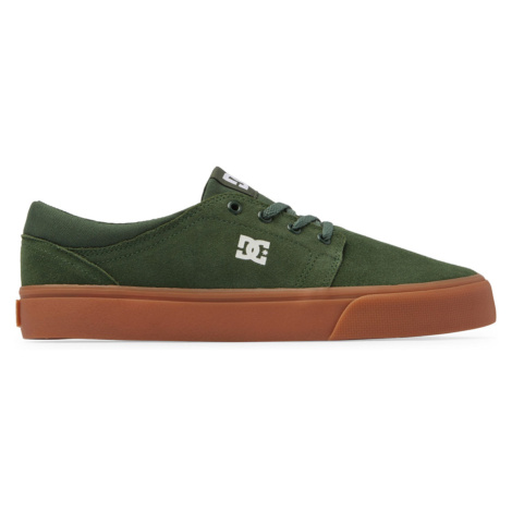 DC Shoes Trase Suede Green Gum Muži - Tenisky DC Shoes - Zelená - ADYS300172-GNM-9.5 - Size: