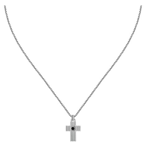 Morellato Pánský ocelový náhrdelník Kříž Urban SABH28