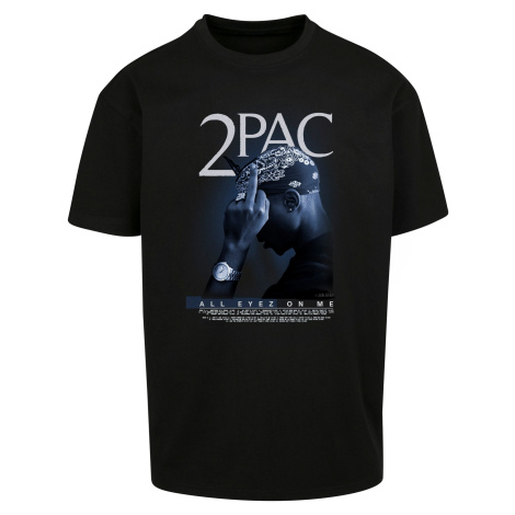Tupac All F*ck the World 2.0 Oversize tričko černé MT Upscale