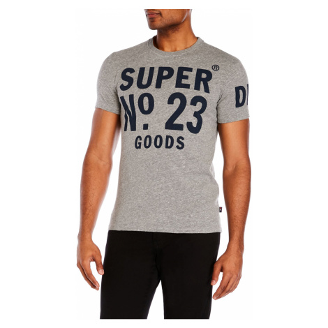 Pánské šedivé tričko Superdry
