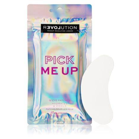 Revolution Relove Pick Me Up maska na oční okolí s chladivým účinkem 12x1 ks