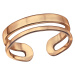 Bangles.cz Prsten Line rose gold stříbro 925 Velikost: 8 - 1,8 cm (EU 57 - 58) 2035/8