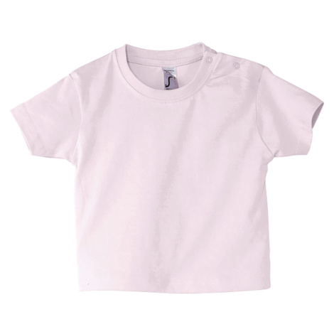 SOĽS Mosquito Dětské triko s krátkým rukávem SL11975 Pale pink SOL'S