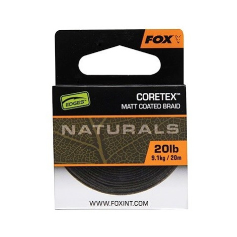 Fox Návazcová Šňůrka Naturals Coretex 20 m Varianta: 20lb, Nosnost: 9,1kg