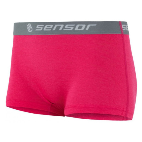 Sensor Merino active kalhotky s nohavičkou Magenta (růžová)