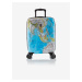 Sada tří vzorovaných cestovních kufrů v modré barvě Heys Journey 3G S,M,L Blue Map