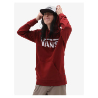 Vínová pánská mikina s kapucí VANS Mn Vans Classic Po Hoodie II