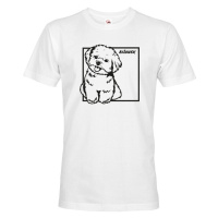 Pánské tričko pro milovníky zvířat - Bišonek