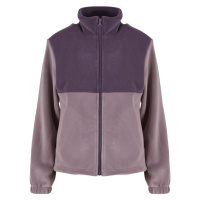 Urban Classics Fleecová mikina šeříková / ostružinová