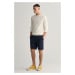 SVETR GANT COTTON PIQUE C-NECK EGGSHELL