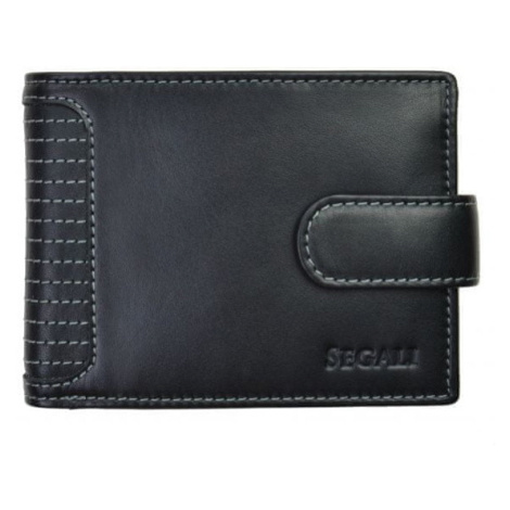 SEGALI Pánská kožená peněženka 2572665005C černá