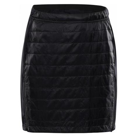 Dámská prošívaná sukně Alpine Pro NILA - černá