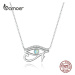 Stříbrný náhrdelník s přívěskem egyptské oko LOAMOER