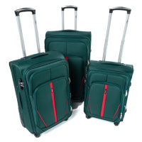 Rogal Zelená sada 3 cestovních kufrů 