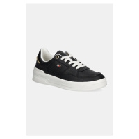 Kožené sneakers boty Tommy Hilfiger ESSENTIAL BASKET SNEAKER černá barva, FW0FW08261