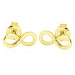 GEMMAX Jewelry Zlaté náušnice Nekonečno GLEYN-39401