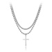 Victoria Filippi Stainless Steel Ocelový náhrdelník Paisé - chirurgická ocel, kříž NHN21068-2/70